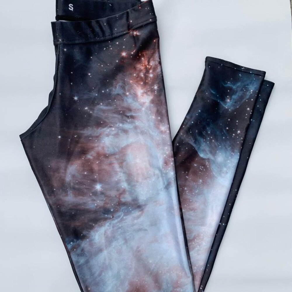 Black Milk Galaxy Print Leggings – Size Small – Made in Australia